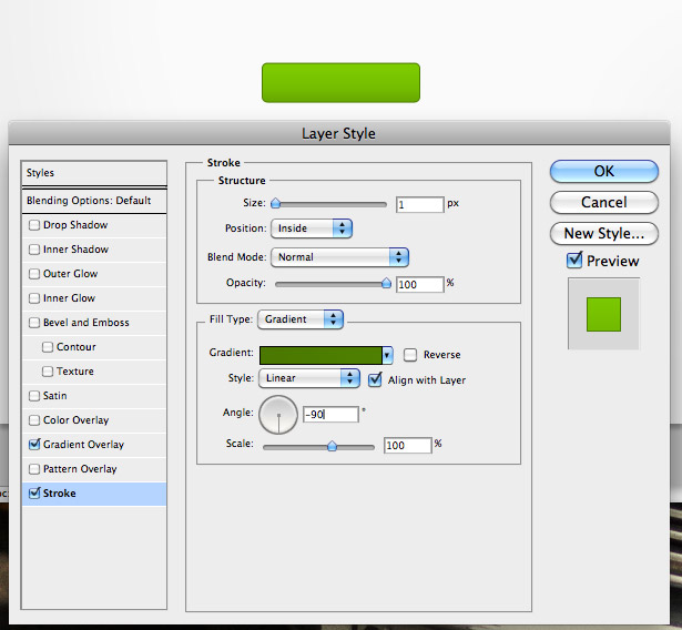 Common elements used in interface button design 4 3 1