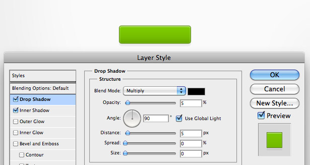 Common elements used in interface button design 4 5 1