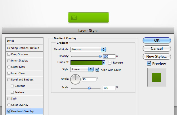 Common elements used in interface button design 4 6 1