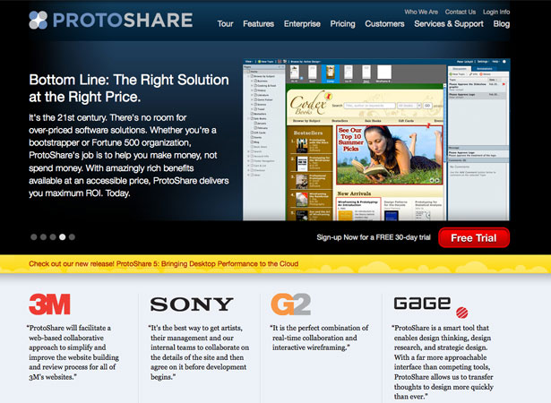 What's new for web designers - Apr 2011 protoshare
