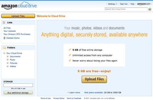 What's new for web designers - Apr 2011 clouddrive