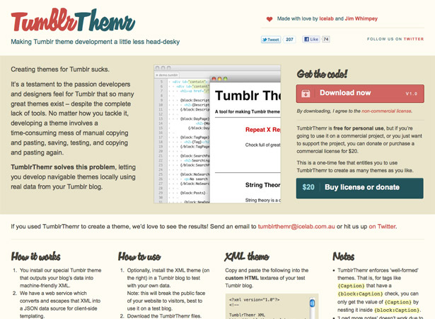 What's new for web designers - Apr 2011 tumblrthemr