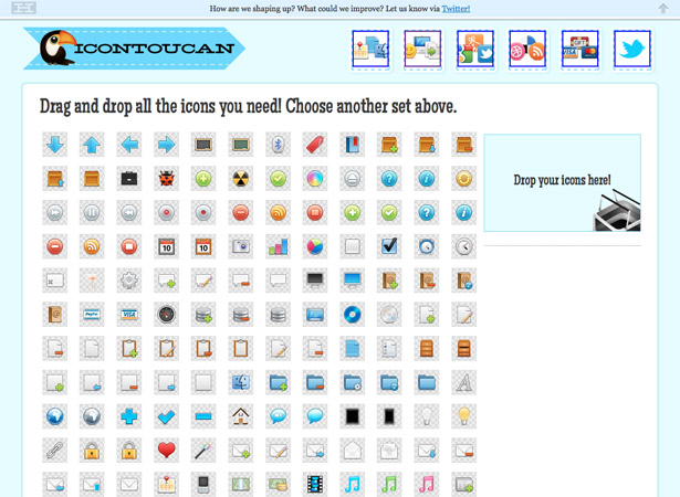 What's new for web designers - Apr 2011 icontoucan