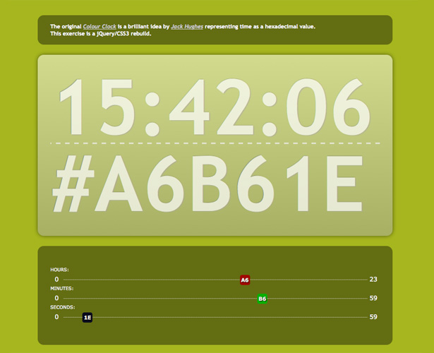 What's new for web designers - Apr 2011 colourclock