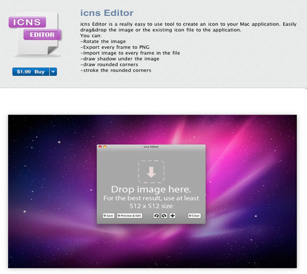 30+ Design Apps on the Mac App Store icnseditor