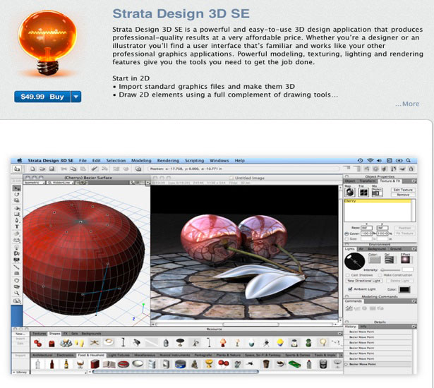 30+ Design Apps on the Mac App Store StrataDesign3D