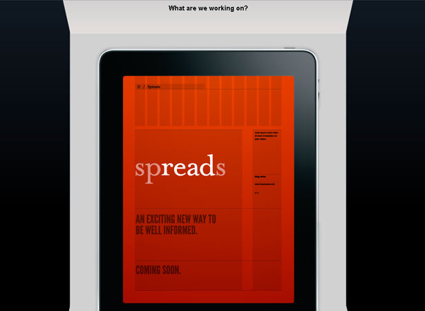 A Collection of Attractive Websites for iPad Applications spreadsapp