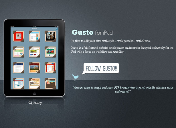 A Collection of Attractive Websites for iPad Applications horseandtherook