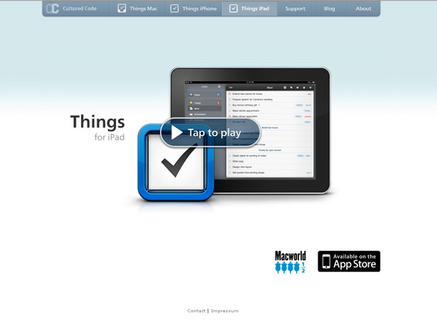 A Collection of Attractive Websites for iPad Applications culturedcode