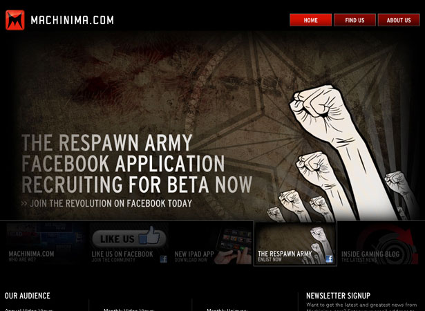 A Collection of Attractive Websites for iPad Applications machinima