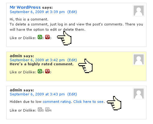 How to Drastically Improve Your WordPress Blog's Comments comment rating