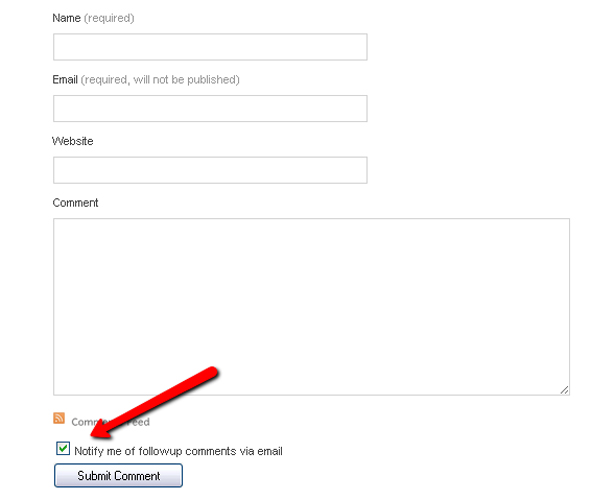 How to Drastically Improve Your WordPress Blog's Comments subscribe to comments