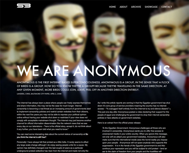 The Pros and Cons of Art-Directed Blogs scottbrown weareanonymous