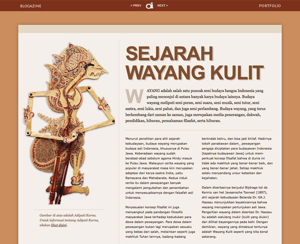The Pros and Cons of Art-Directed Blogs omipit sejarahwayangkulit