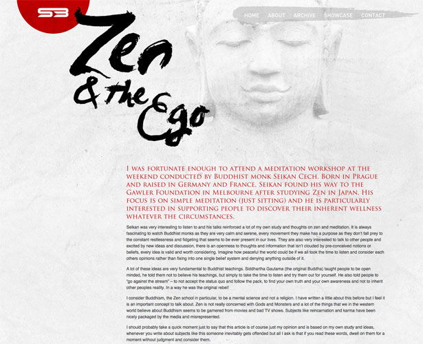 The Pros and Cons of Art-Directed Blogs scottbrown zenego