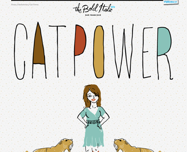The Pros and Cons of Art-Directed Blogs thebolditalic catpower