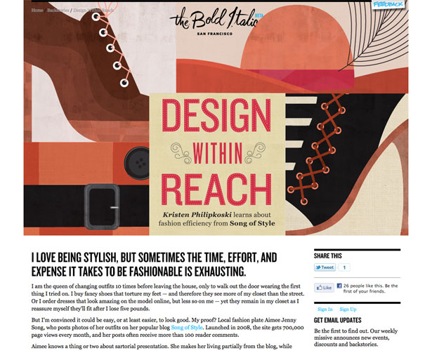 The Pros and Cons of Art-Directed Blogs thebolditalic designwithinreach