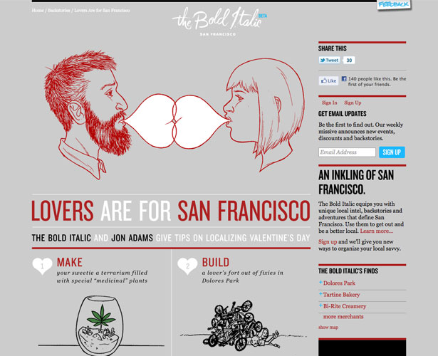 The Pros and Cons of Art-Directed Blogs thebolditalic sanfrancisco