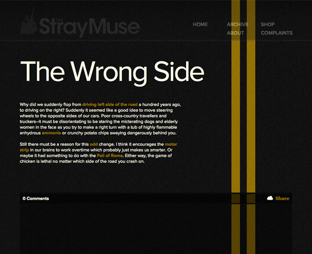 The Pros and Cons of Art-Directed Blogs thestraymuse thewrongside