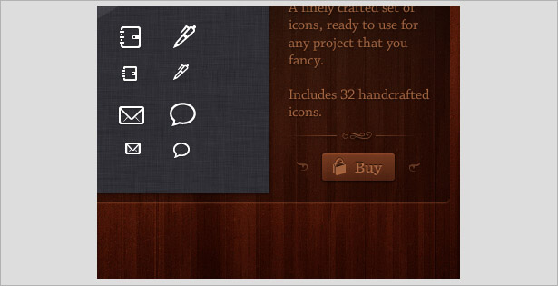 Common Elements Used in Wooden UI Design 08 wooden ui
