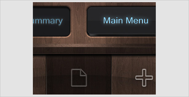 Common Elements Used in Wooden UI Design 20 wooden ui