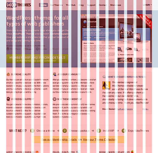 Web Culture: Grid-based Layout Designs woothemes 960gs gutters