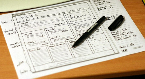 Web Culture: Grid-based Layout Designs Sketching Web Grids on Paper
