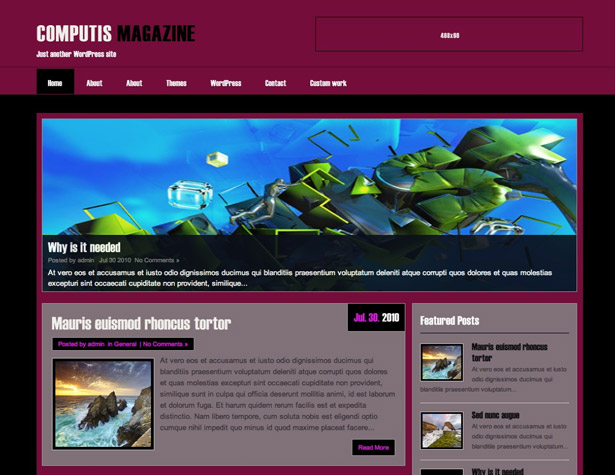 50+ New WordPress Themes: March 2011 computismagazine