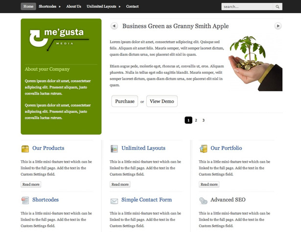 50+ New WordPress Themes: March 2011 megusta