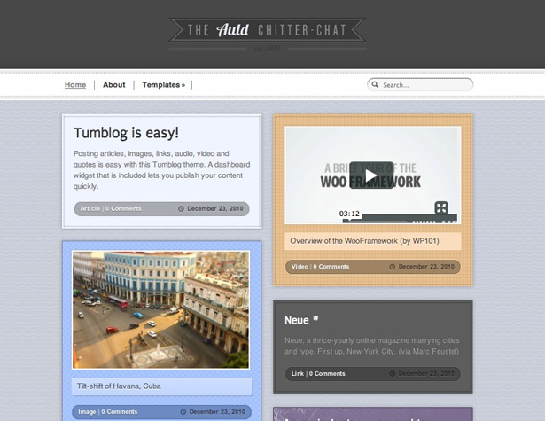 50+ New WordPress Themes: March 2011 auld