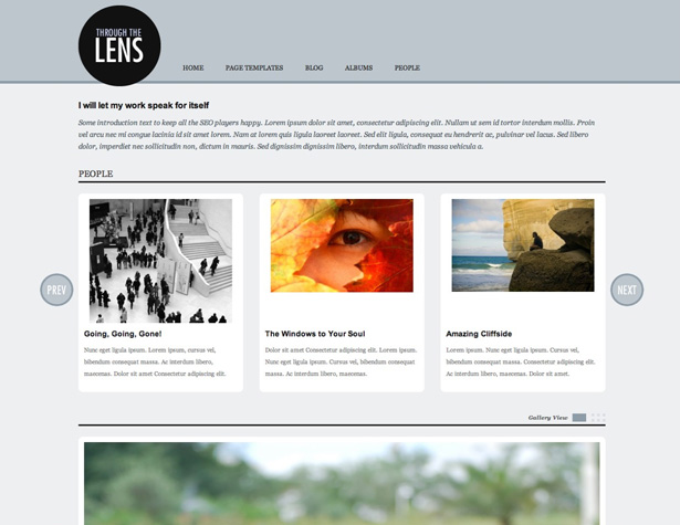 50+ New WordPress Themes: March 2011 throughthelens