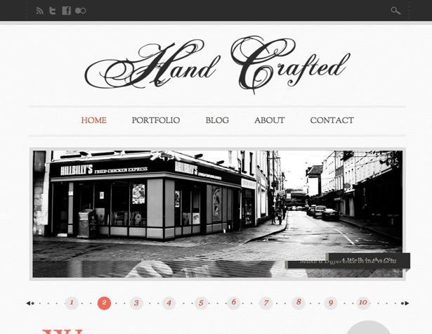 50+ New WordPress Themes: March 2011 handcrafted