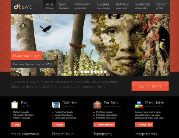 50+ New WordPress Themes: March 2011 duotive2wo