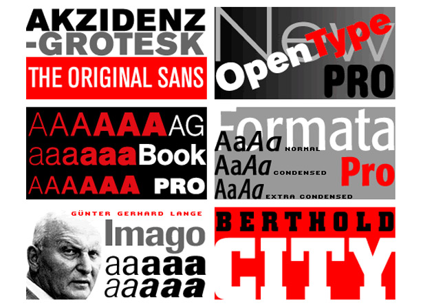 30 of the Best Font Foundries berthold