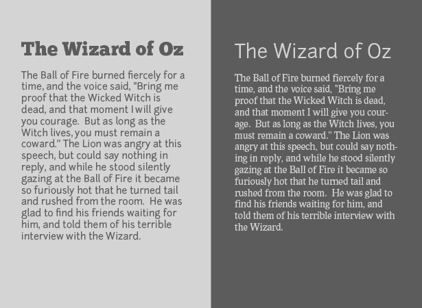 Eight Ways to Combine Typefaces serif sansserif