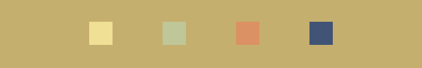Applying Color Schemes Requires Seeing Them Anew color combination with brown, third variation