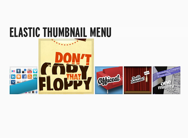 50+ Awesome CSS3 Techniques for Better Designs thumbnailmenu