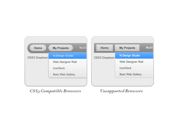 50+ Awesome CSS3 Techniques for Better Designs css3dropdown