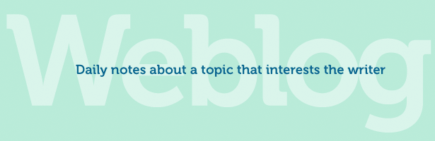 Create Headings With Big and Small Overlapping Text generic blog title set in harmless mint green