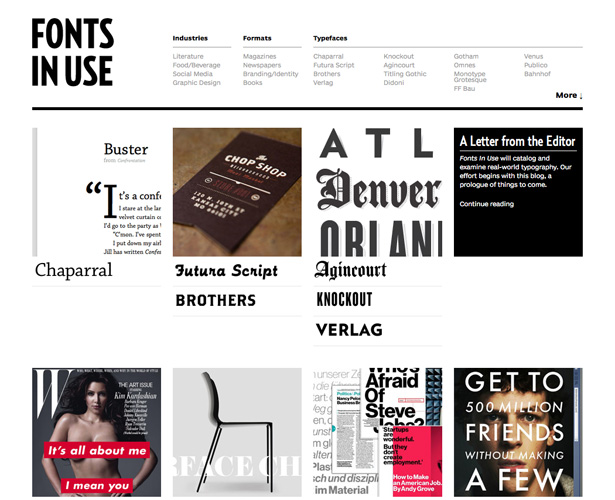 fontsinuse