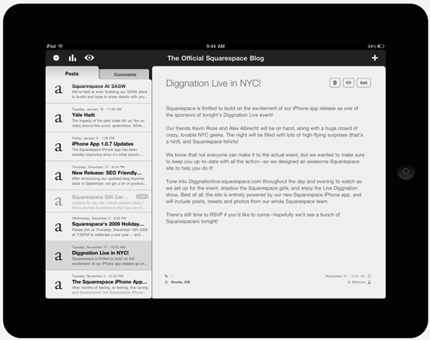 squarespaceforipad