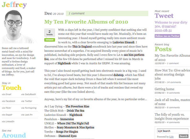 Web Design Predictions for 2011 Jeffrey Kalmikoff