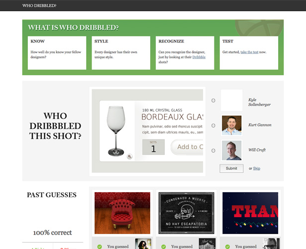 What's New for Web Designers - Dec. 2010 whodribbled