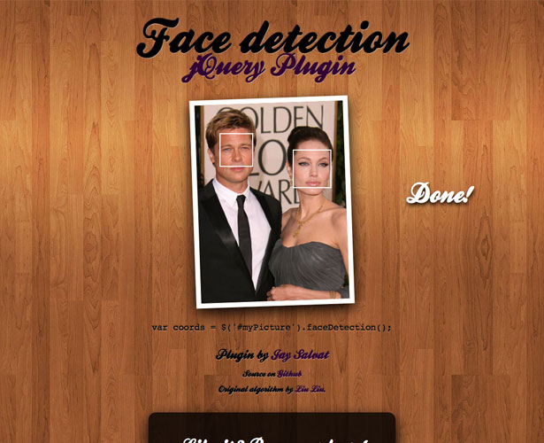 What's New for Web Designers - Dec. 2010 facedetection