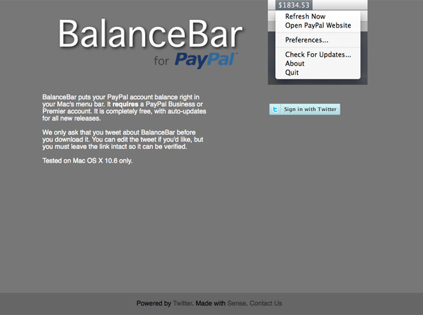 What's New for Web Designers - Dec. 2010 balancebar