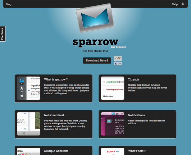What's New for Web Designers - Dec. 2010 sparrow