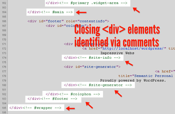 Twenty Ten's Helpful HTML Comments Twenty Ten's Helpful HTML Comments
