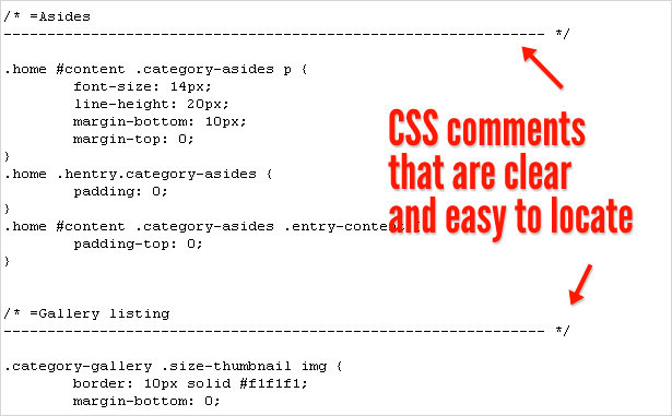Twenty Ten's Distinct CSS Comments Twenty Ten's Distinct CSS Comments