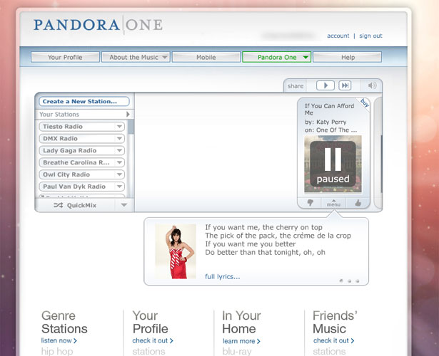 How to Design a Great User Interface pandora