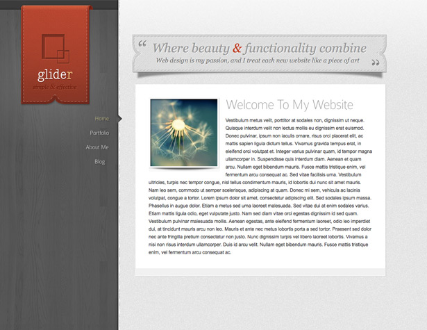 45+ New WordPress Themes: October 2010 glider
